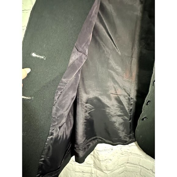 EVAN PICONE VINTAGE LADIES BLACK LINED WOOL BLAZER SZ (16)    VERY GOOD CONDITIO - Picture 3 of 5